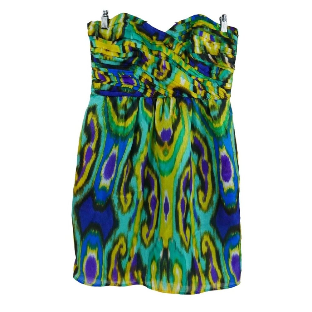 Shoshanna Balinese Silk Dress in Ikat size 4